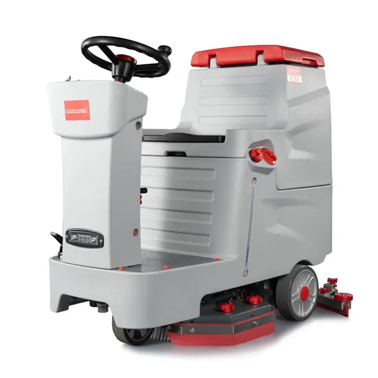 Ride on Scrubber 85L Industrial Washing Machine Lithium Battery Electric Indoor Clean Floor Scrubber